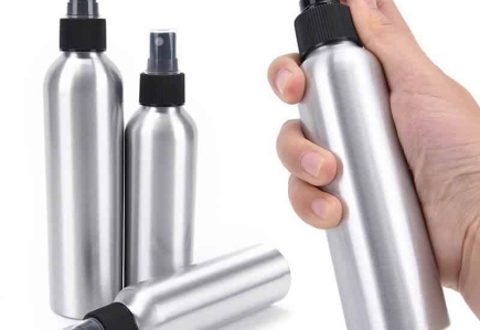 Aluminum spray bottles | Switch from plastic to aluminum